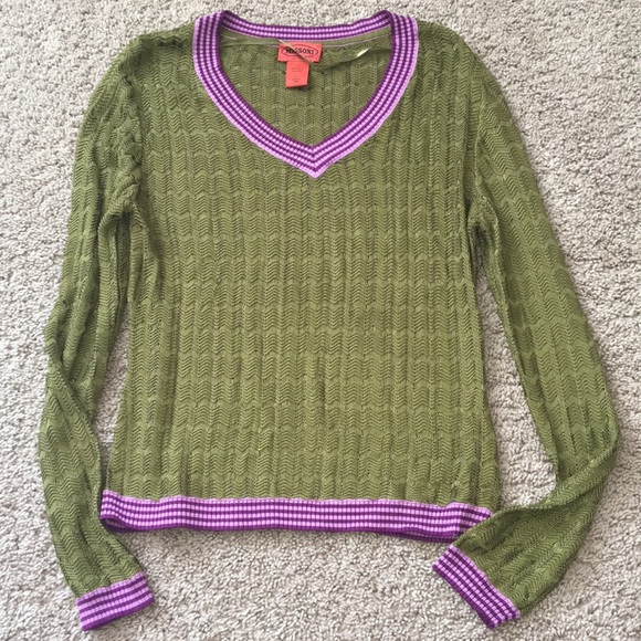 Missoni for Target Sweaters - Missoni for target sz lge v neck l/s sweater